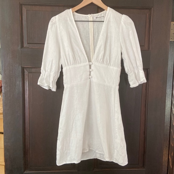 Reformation Dresses & Skirts - Reformation Simi White Linen Dress